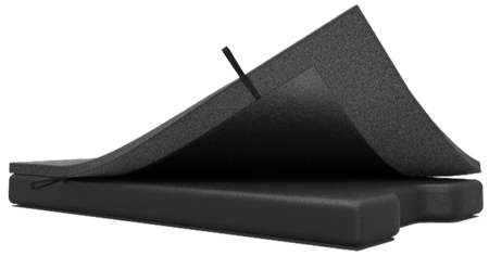 STEEP-T wFoam Pad pulled back from base-video